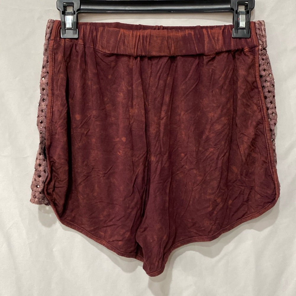 POL Soft Vintage Style Red/Rust Color Shorts